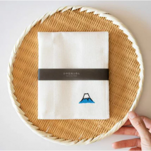 日本製刺繡廚房布-富士山